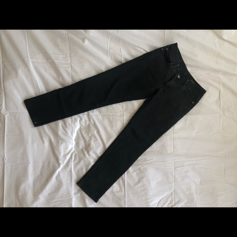 DL 1961 Black Low Rise Ankle Jeans